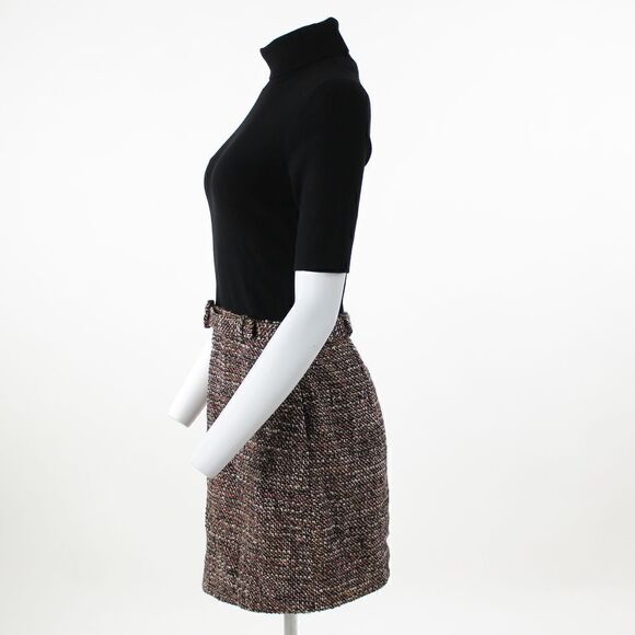 Theory Mixed Media Knit Combo Dress - Picture 4 of 5